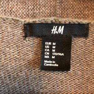 H&M open front cardigan